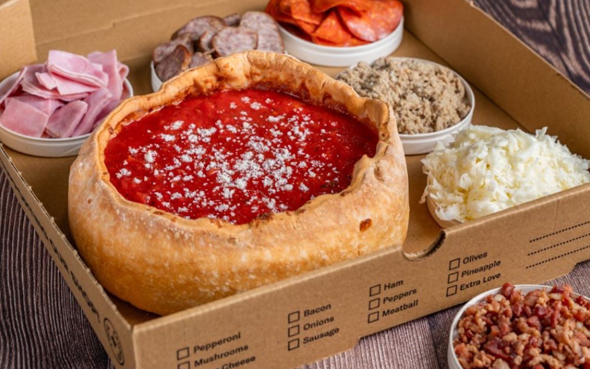 The Original Chicago Deep Dish Pizza